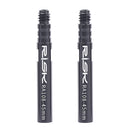 RISK 2pcs Bike Inner Tubes Extender Valve Core Adapter (Non Detachable) Newly