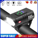 MTB Bike Handlebar Front Light Night Safety Riding 6 Modes Lighting Headlight