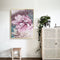 Pink Flower Oil Paint By Numbers Canvas DIY Picture Coloring Drawing for Ad