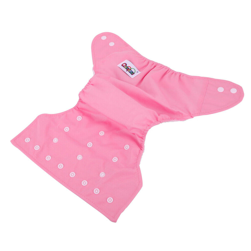 Reusable Infant Diapers Grid Soft Covers Washable Size Adjustable Newly