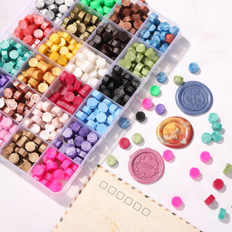960pcs Wax Seal Stamp Tablet Retro Sealing Wax Beads Pill DIY Lacquer Mater