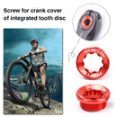 RISK Mountain MTB Road Bike Crank Cover Aluminum Alloy Bicycle Screw Cap Bolts