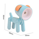Childcare Portable Nightlight Cute Folding Dog Night Lamps Home Room Decoration