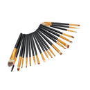 20 x Pro Makeup Set Powder Foundation Eyeshadow Eyeliner Lip Cosmetic Brush