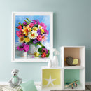 5D DIY Diamond Painting Kits Table Flowers Full Round Drill Wall Decor Art Cr