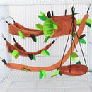 5Pcs Pet Hamster Bird Hanging Swing Hammock Animal Mouse Toys Bed Cage Rope G0Y8