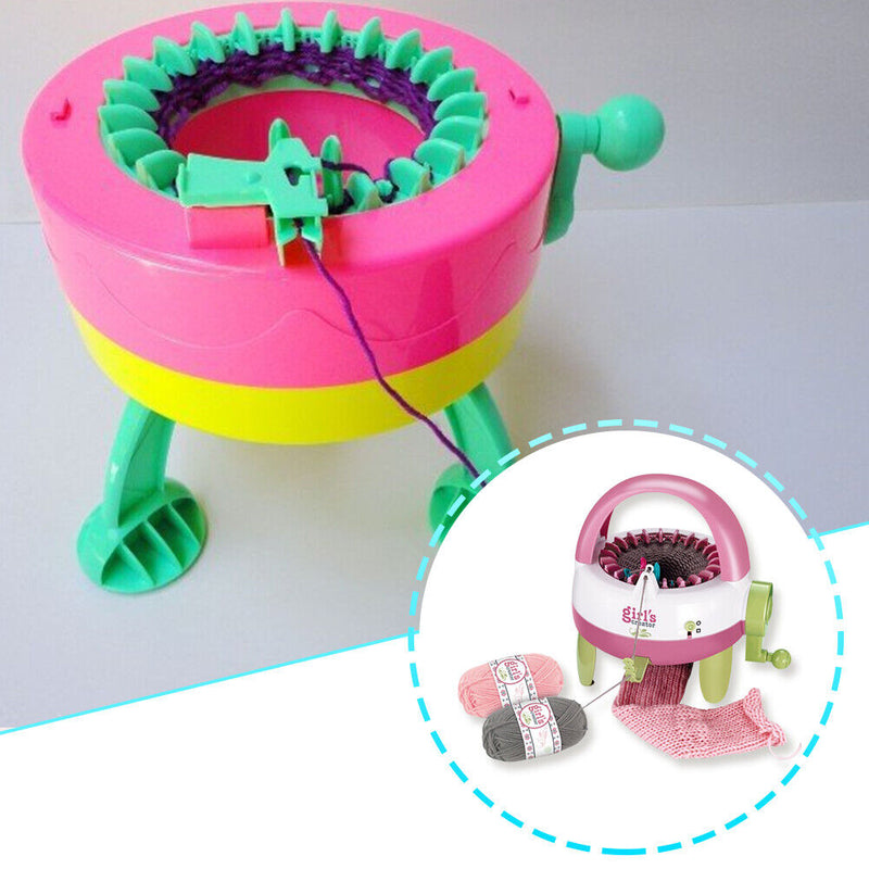 22 Needles Handmade Wool Knitting Machine Rotating Sewing Tool for Kids