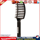 Multifunction Curved Shape Comb Hairdressing Massage Comb Brush (Black) Newly