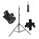 2M Tripod Photo Tripod with 1/4 Screw Head for Video Flash Shields Reflector Bel