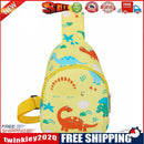 Children Cute Cartoon Print Nylon Chest Bags Mini Crossbody Bags (Yellow)