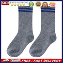 Baby Boys Girls Preppy Stripe Print Knee Socks Kids Sports Sock (Grey S)
