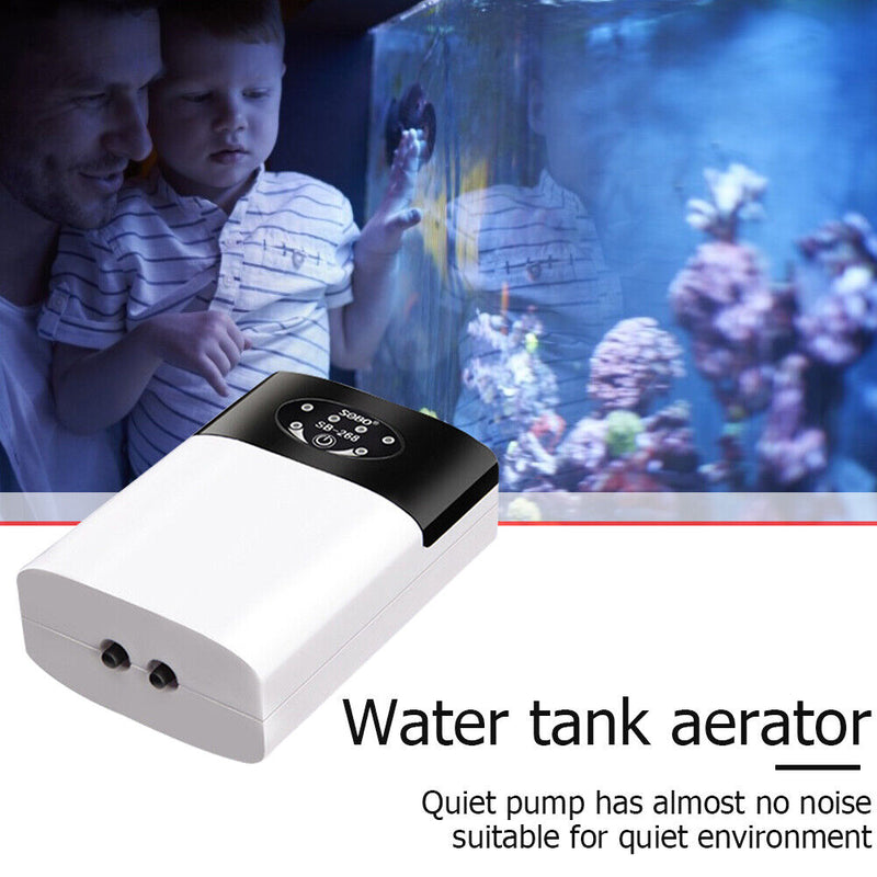 Aeration Oxygen Pump Fish Tank Aquarium Silent USB Air Compressor (SB 268) Newly