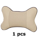 Universal Car Elastic Headrest Automobile Seat Neck Support Pillow (Beige) Newly