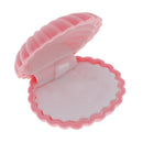 Lovely Women Shell Shape Ring Box Earring Bracelet Jewelry Case Gift (Pink)