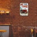 Wall Mounted Tractor Metal Signs Retro Pub Bar Door Hanging Rectangle Iron Sheet
