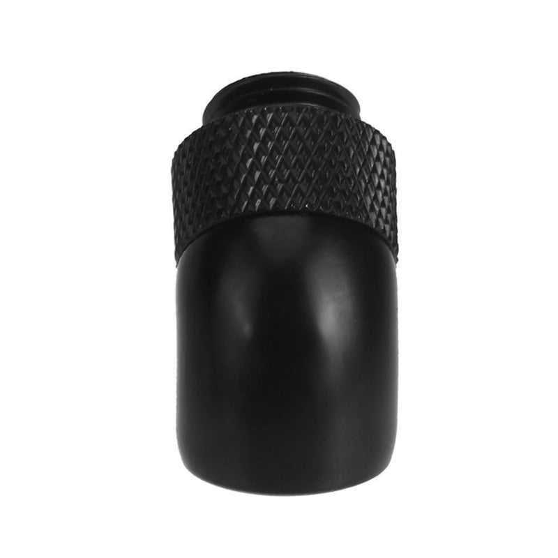G1/4 Screw Thread 45 Degree Elbow Rotation Brass Connector Fitting(Black) Newly