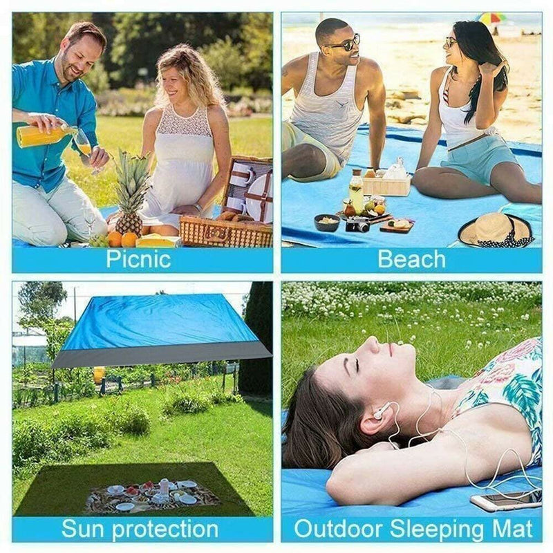Waterproof Outdoor Travel Camping Mat Beach Mat Rug Picnic Blanket Anti Sand
