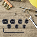 9pcs Depth Stop Collars Ring Positioner Drill Bit Locator for Carpentry Newly