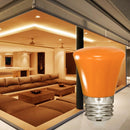 E27 3W LED Crown Energy Saving Light Bulbs Holiday Home Party Lamp (Orange)
