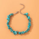 Boho Ethnic Summer Turquoise Anklet Beaded Beach Foot Jewelry Ornaments