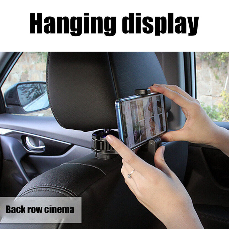 Universal 2 in 1 Car Seat Headrest Hook Phone Holder Back Seat Organizer Ha
