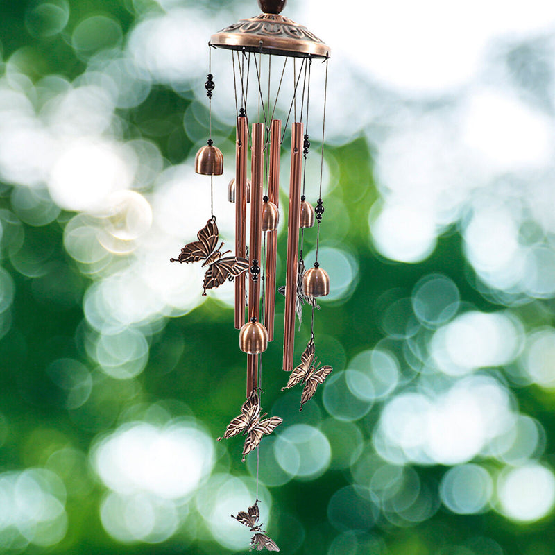 Butterfly Wind Chimes Gifts for Mom Windchimes Outdoor Decorations with S Hook