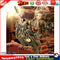 Owl in Cat Oil Painting By Numbers DIY Frameless Art Picture On Canvas Set Newly