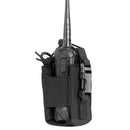 Outdoor Molle Radio Walkie Talkie Holder Bag Magazine Pouch Pocket(Black)