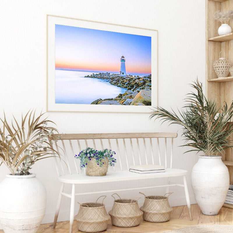 Lighthouse 50x40cm Oil Paint By Numbers Picture DIY M786