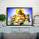 Buddha Lotus Diamond Painting Kits Full Round Drill Wall Decor 40x30cm (2)
