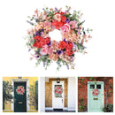 Flower Eucalyptus Wreaths, Front  60cm Flowers Wreath for Spring
