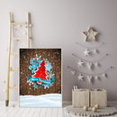 5D Drill Point Handicraft Cartoon Xmas Tree Rhinestone Art Diamond Painting