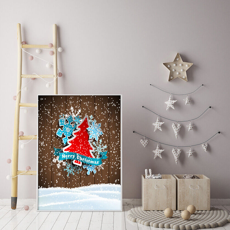5D Drill Point Handicraft Cartoon Xmas Tree Rhinestone Art Diamond Painting