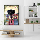 DIY Full Round Drill Diamond Painting Three Girls Picture Rhinestone Mosaic Kit