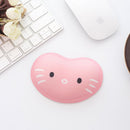 Cartoon Cat Silicone Wrist Rest Mouse Pad Desktop PC Hand Support Cushion Newly