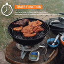 Digital Kitchen Thermometer Meat Food Temperature Measurement Tool (Grey)