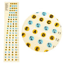 2Pcs Fretboard Fingerboard Note Label Fret Stickers for Guitar Bass