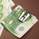 Metal Dollar Cash Holder Credit Card Extra-thin Card Purses Simple Money Cl