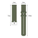 22mm Silicone Strap for Amazfit GTR 3/GTR 3 PRO Watch Band (Army Green) Newly