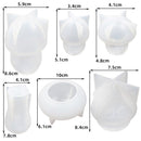 Decoration Mushroom Ornament Jar Mold Handmade Silicone Mold Crystal Epoxy Mold