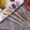 Dessert Milk Tea Stainless Steel Stirring Scoop Square Shovel Coffee Spoon