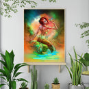 Mermaid DIY Diamond Painting Rhinestone Full Square Drill for Room Decoration