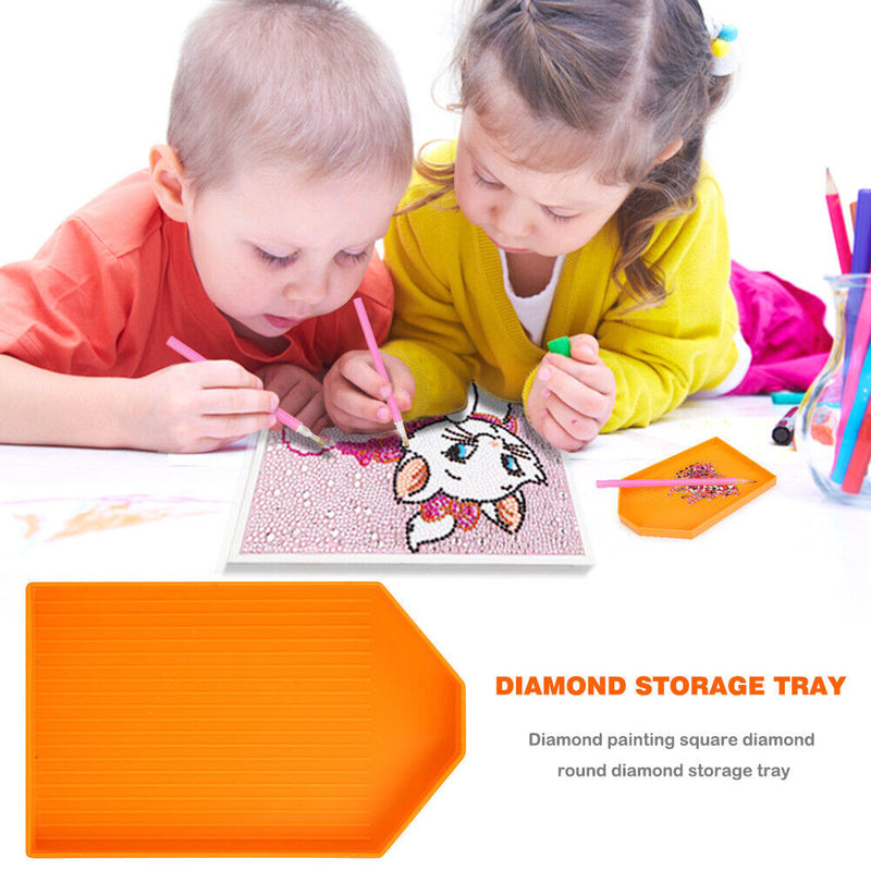 Embroidery Accessory Tray Tools Plastic DIY 5D Art Craft Diamond Painting Plate