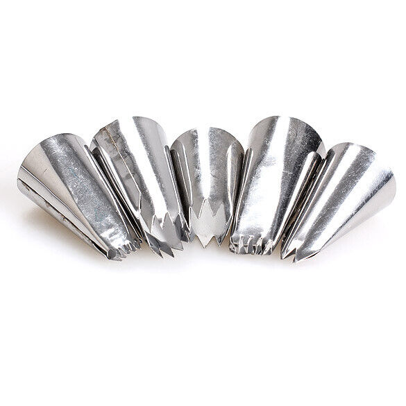 24pcs Stainless Iron Icing Piping Nozzles Pastry Cake Decorating Tool Set