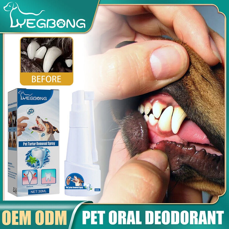 Pet Oral Remover Spray Mint Flavor Dog-Dental Spray Oral Healthy Care Pet