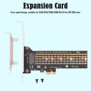 EM2-5106 SSD M.2 to PCI-E 1x Riser Card for M-Key NVME/B-Key SATA PC Adapter Kit