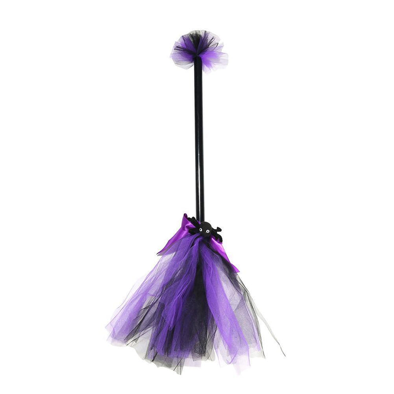Halloween Broomstick Creative Chic Broom Props for Masquerades (Orange)