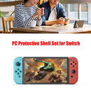 Left/Right Handle Host Transparent Protective Case Fit for Nintendo Switch OLED