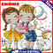Partial Embroidery DIY Stamped Canvas 14CT Our Love Needlework Sets Home Decor