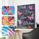 DIY Alphabet Letter Kit 5D Special Shaped Luminous Diamond Painting (X035) Newly